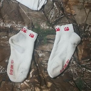 Paw print socks